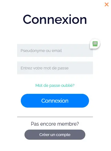 Accesso dei membri del RAGING BULL CASINO