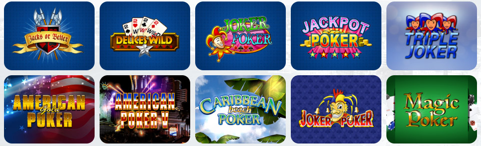 Video Poker Raging Bull Casino